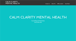 Desktop Screenshot of calmclaritymh.com